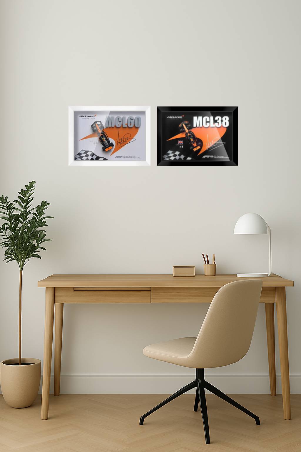 Cadres F1 3D MCLaren Lando Norris
