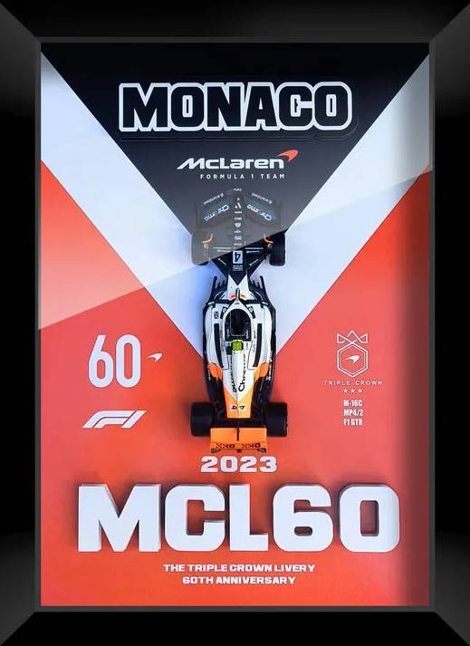 Cadres F1 3D McLaren Senna - Monaco